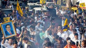 IN PHOTOS: Arvind Kejriwal celebrates discharge in liquor policy case in Delhi