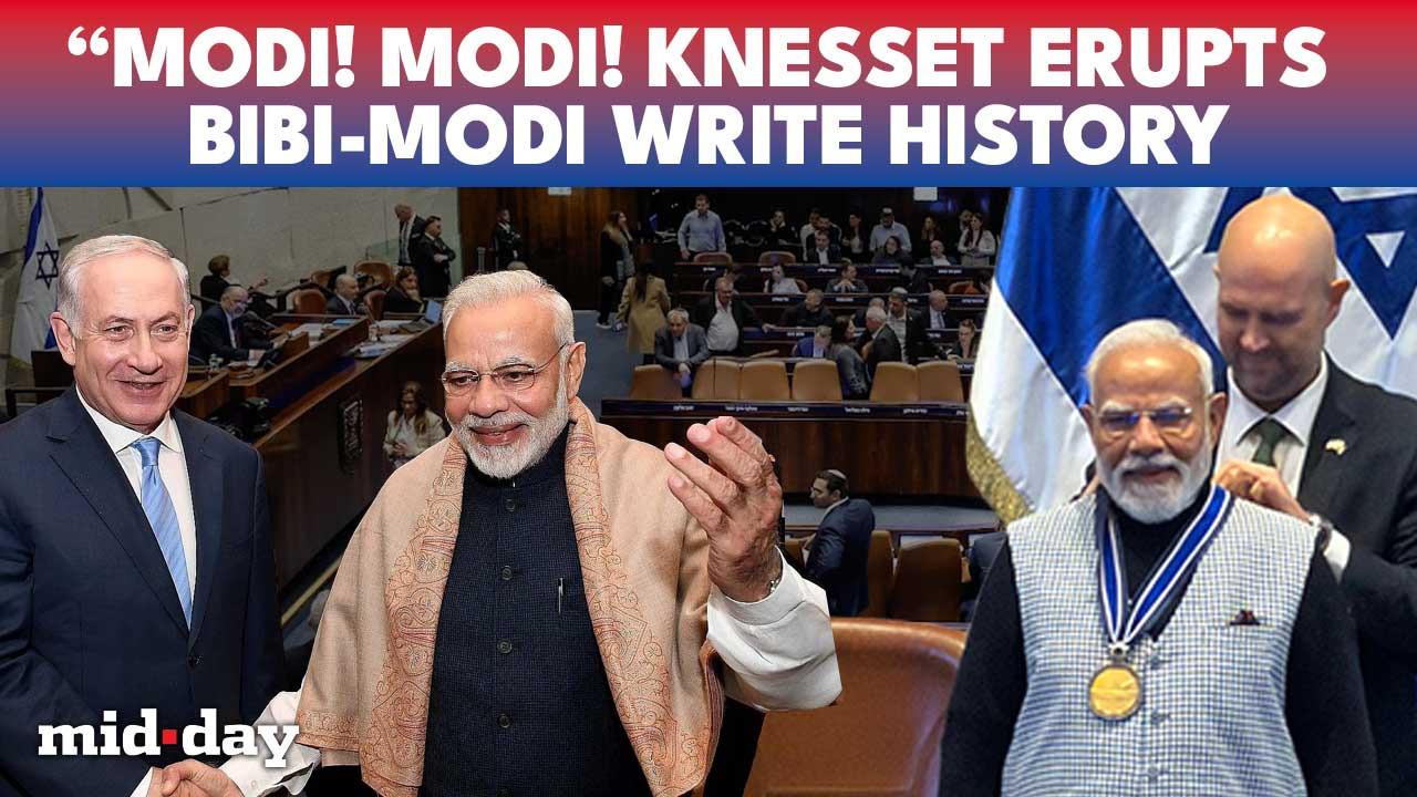 Netanyahu-Modi Knesset speech highlights: From Hugs To Big Deals