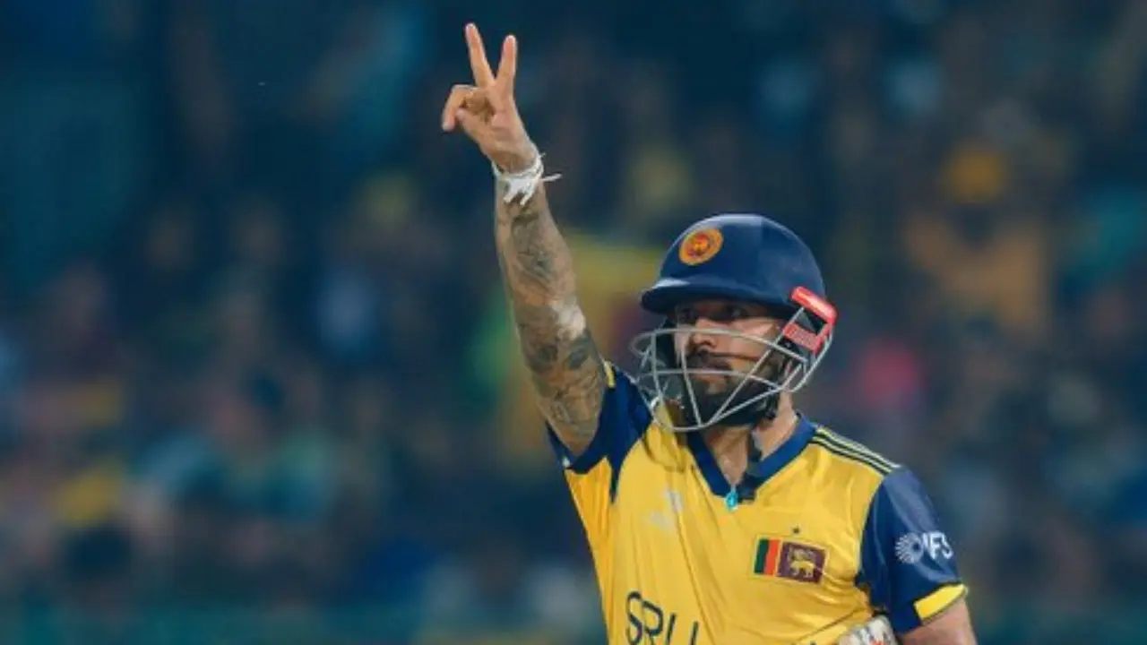 Later, wicketkeeper-batsman Kusal Mendis accumulated 51 runs after facing 38 balls. His knock also included six boundaries and a maximum. Pavan Rathnayake stayed unbeaten on 28 runs. His knock came in 15 balls, including six boundaries (Pic: X/@OfficialSLC)