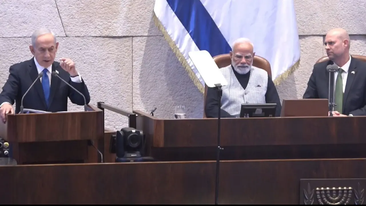 “I bring with me the greetings of 1.4 billion Indians and a message of friendship, respect and partnership,” PM Modi told the House