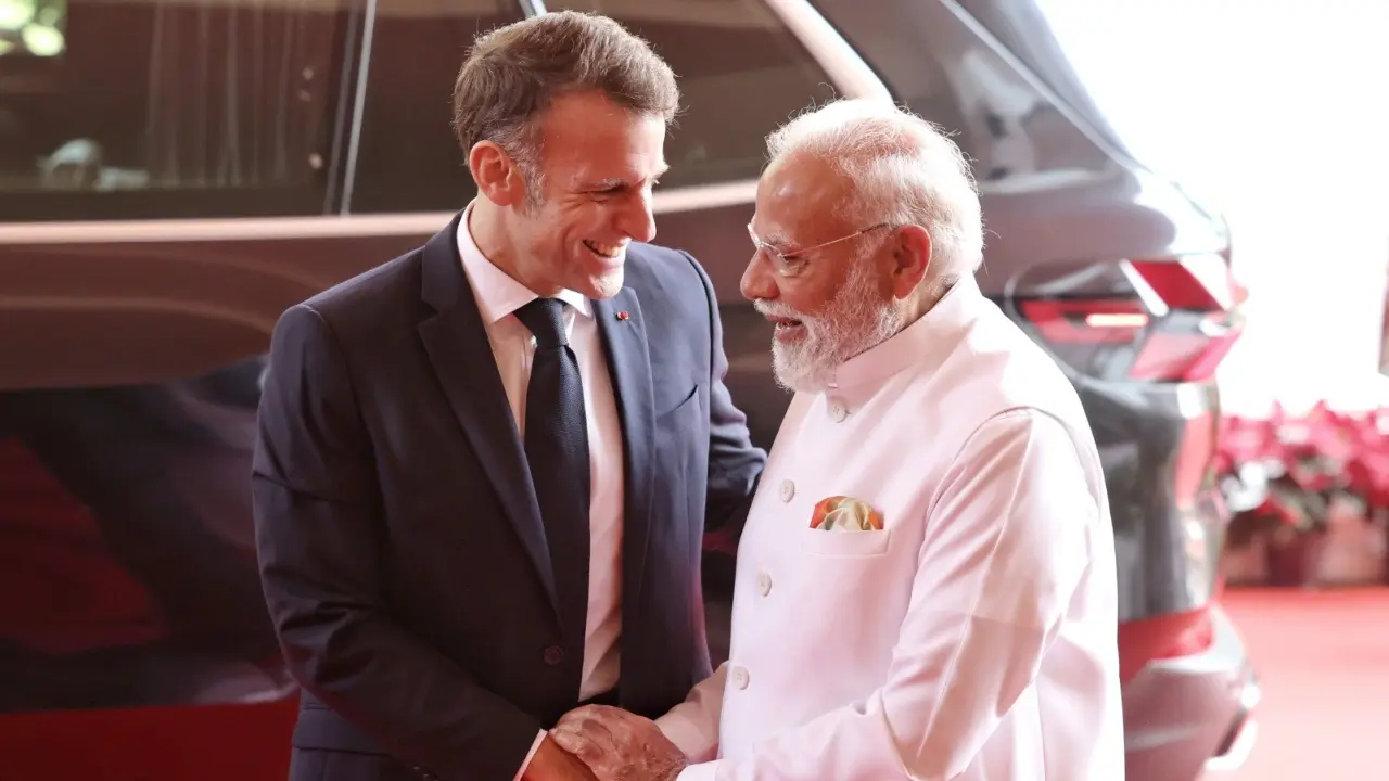 PM Modi meets Macron, says he really liked Mumbai