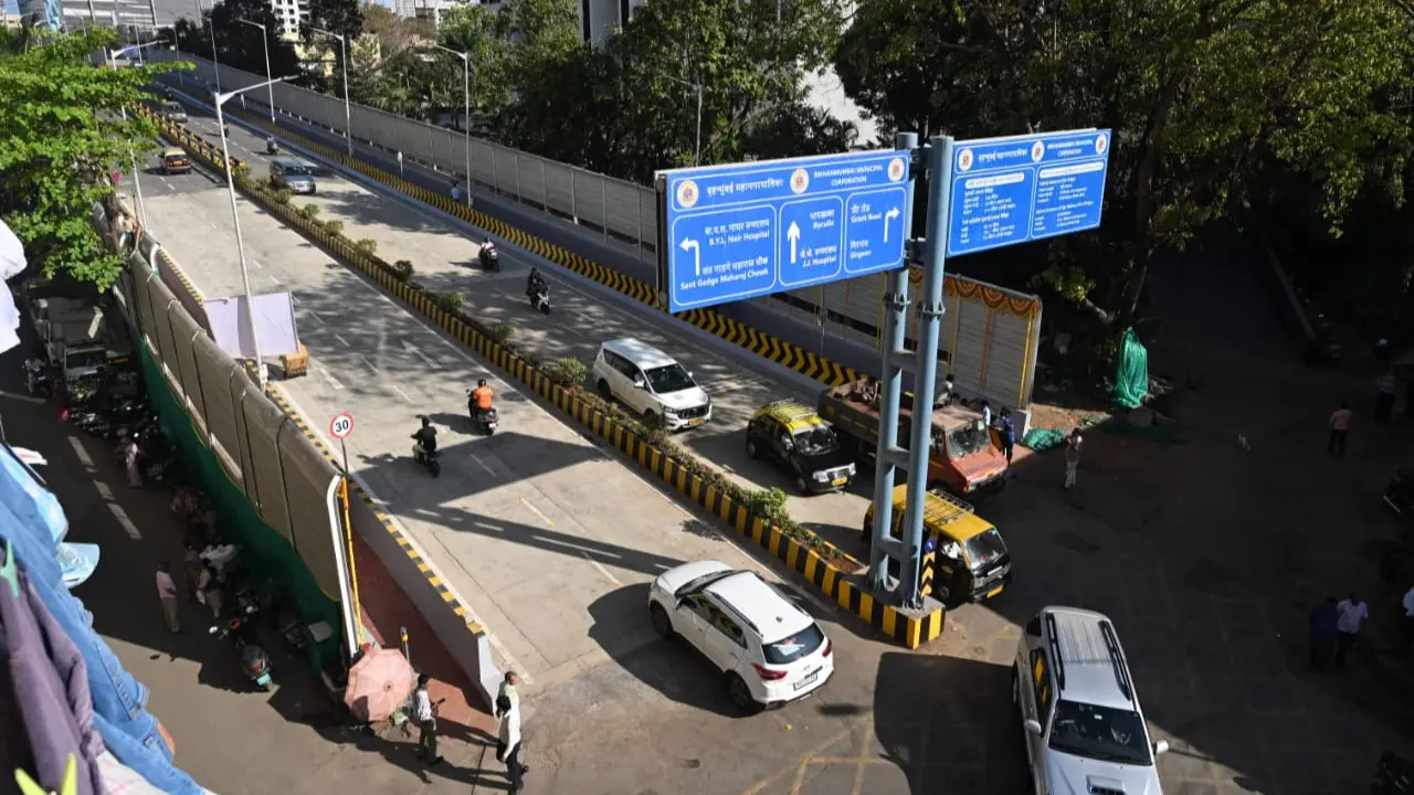 IN PHOTOS: Tardeo-Nagpada flyover in Mumbai Central opens for motorists