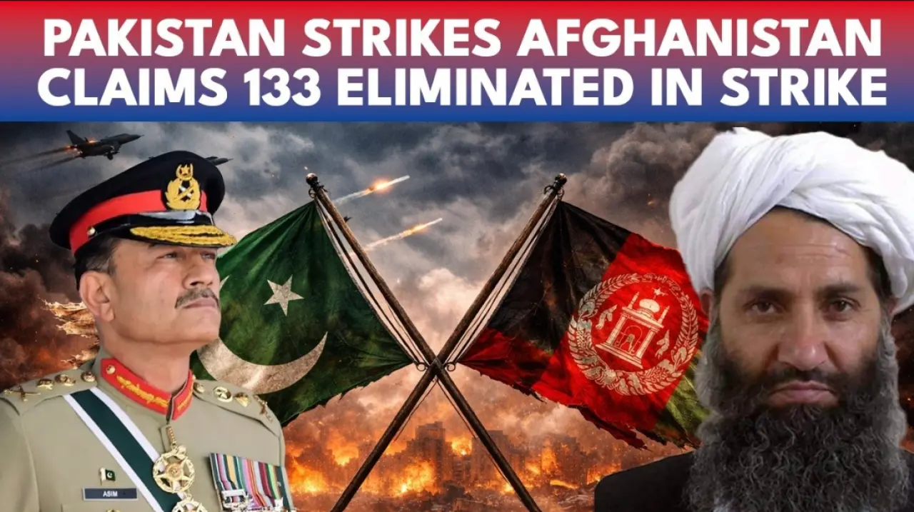 Pakistan declares open war! Kabul & Kandahar airstrikes: 130+ Taliban killed