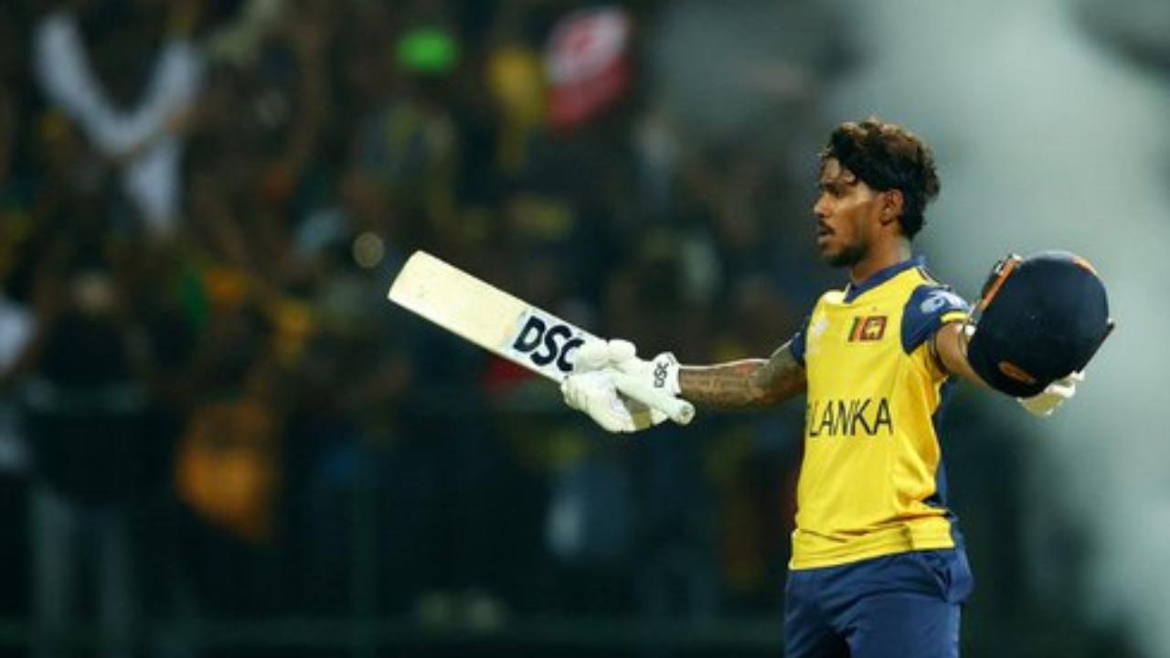 The contributions of premier batsman Pathum Nissanka will be crucial for Sri Lanka in the second essay of the match (Pic: X/@ICC)