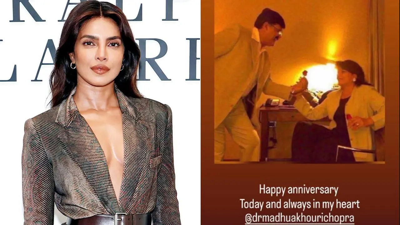 Priyanka Chopra wishes her parents on their wedding anniversary