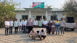 Leopard claws, canine teeth and sambar antlers seized in Junnar; two held