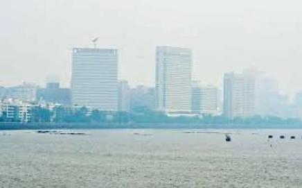 Mumbai's Air Quality Index (AQI) stood at 146. File Pic