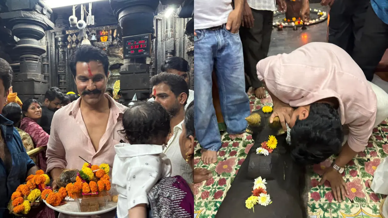 Randeep Hooda visits Mahalaxmi temple ahead of film wrap and welcoming baby