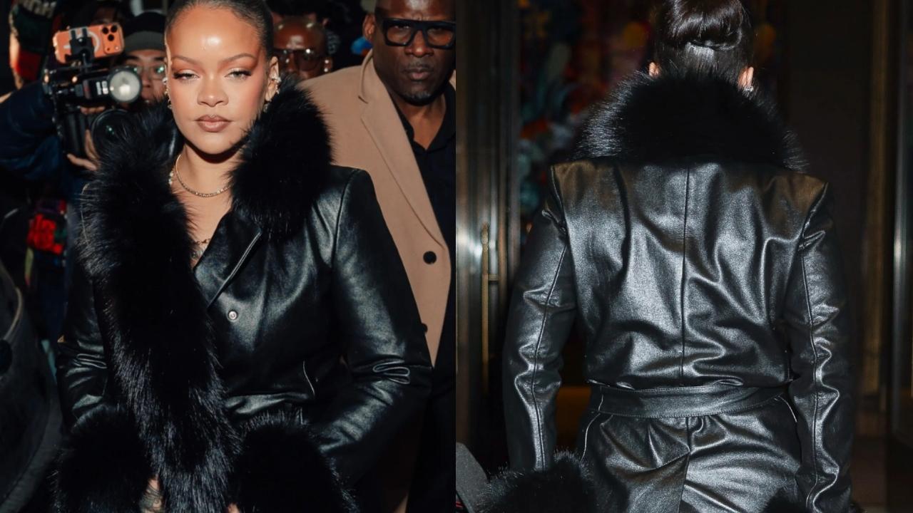 Rihanna suffers wardrobe malfunction at ASAP Rocky’s NYFW show