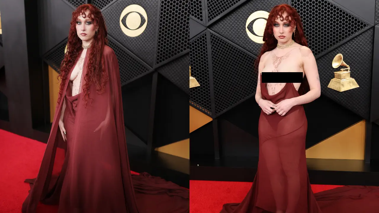 Grammys 2026: Chappell Roan says she was giggling to reactions on her bold look