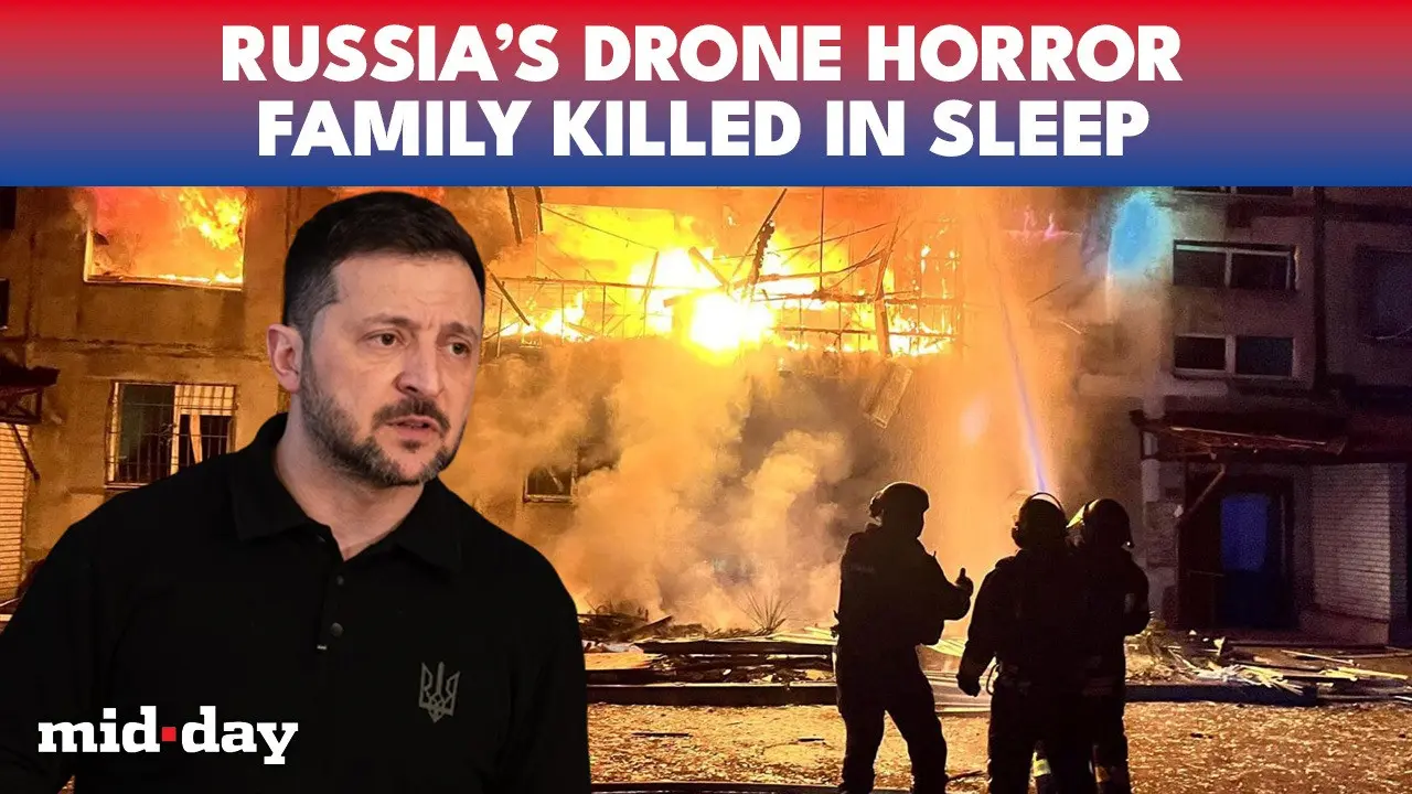 Putin's drone wipes out family of four in Ukraine