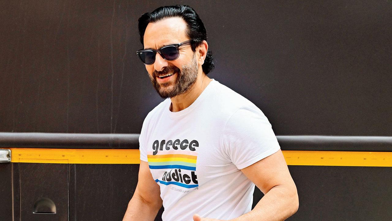 Have you heard? Saif Ali Khan spotted at Raj Kamal studio after wrapping shoot