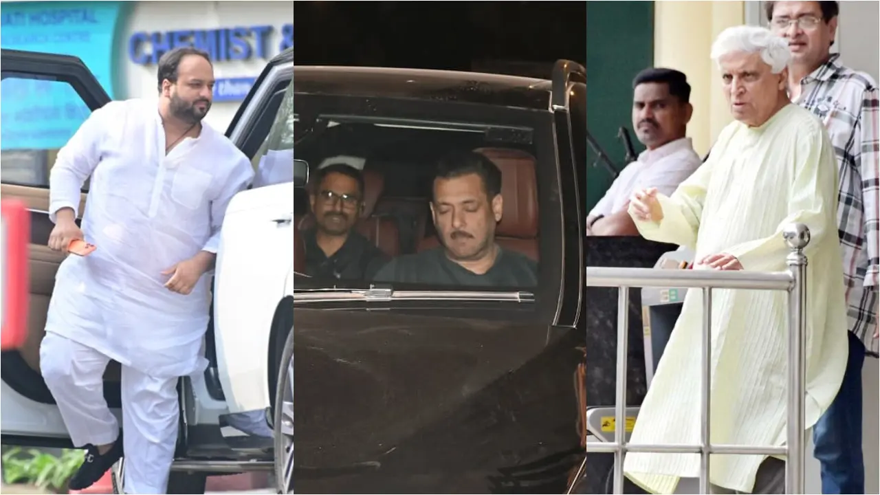 Salim Khan admitted: Salman Khan, Javed Akhtar, Sanjay Dutt visit the writer