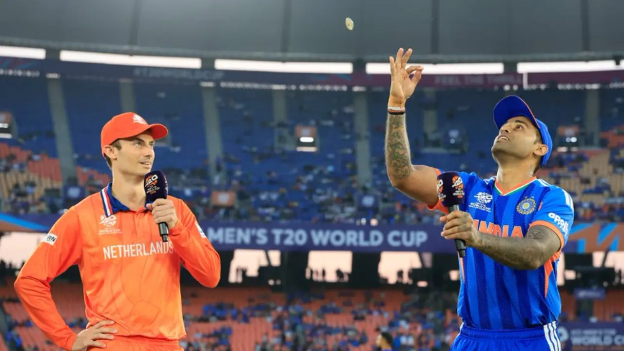 T20 WC 2026: Suryakumar Yadav wins toss, elects to bat first against Netherlands