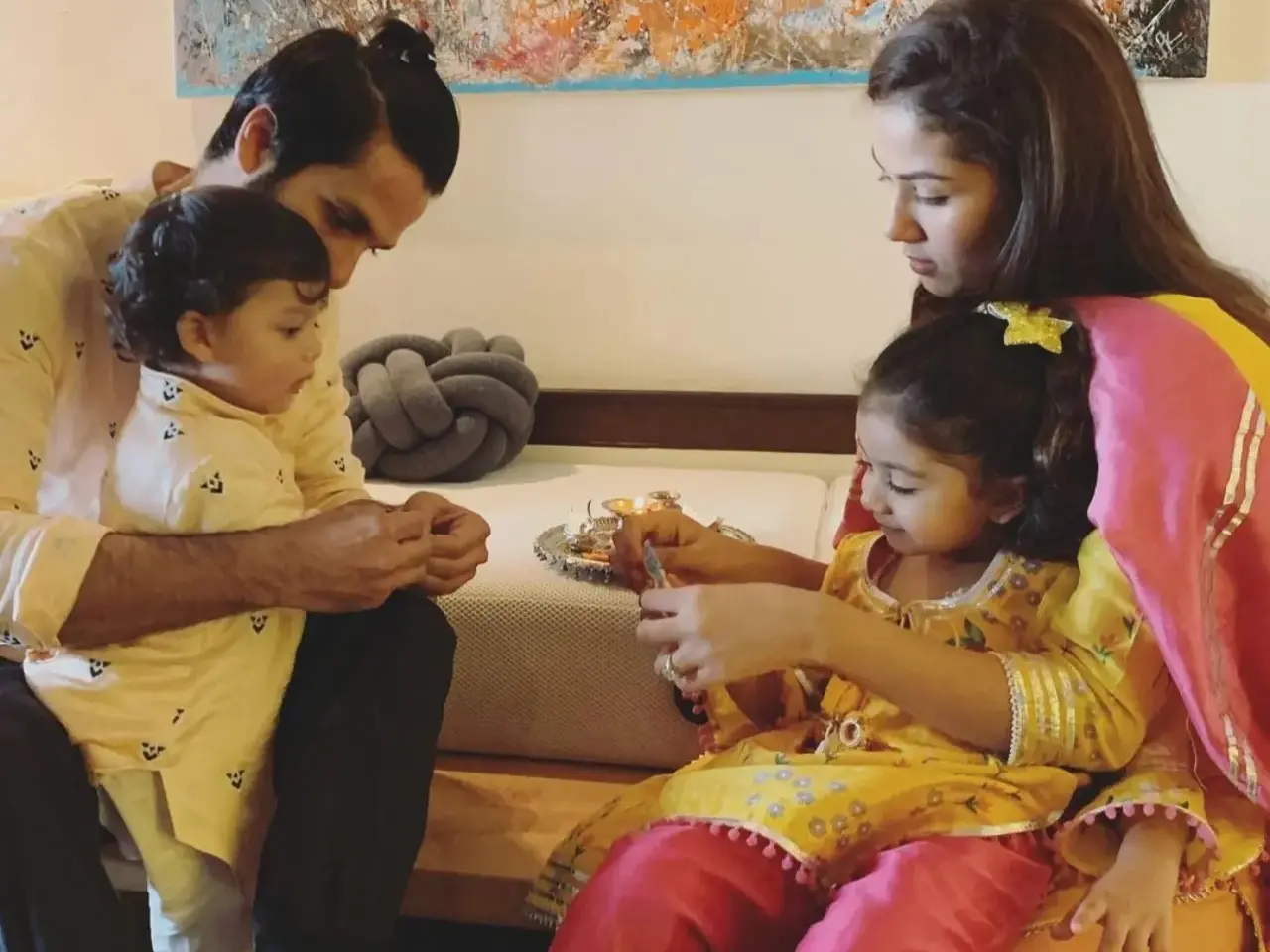 Shahid and Mira welcomed their daughter, Misha Kapoor, in 2016. Two years later, their son Zain Kapoor completed their family.