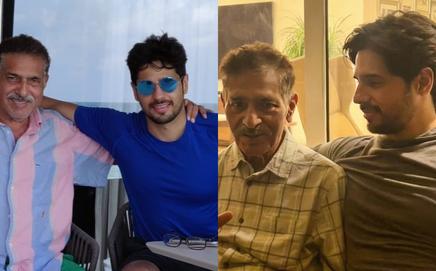 Sidharth Malhotra with father