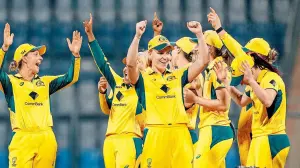 Voll Stars as Australia women beat India by 19 runs to level T20I series