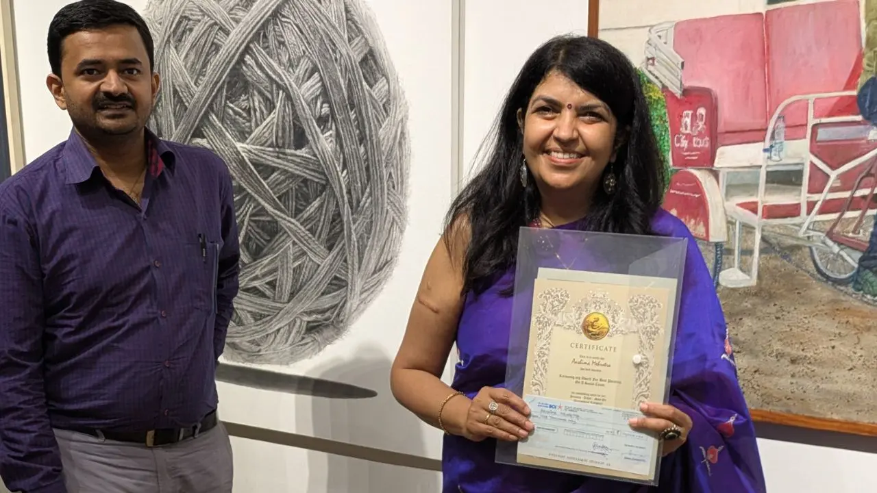 Railway official Mehrotra wins national honour at Bombay Society exhibition