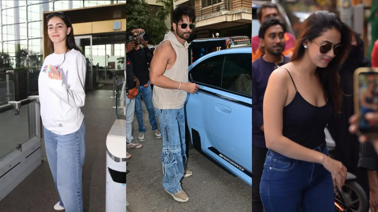 Spotted in the city: Ananya Panday, Shahid Kapoor, Mira Rajput and more