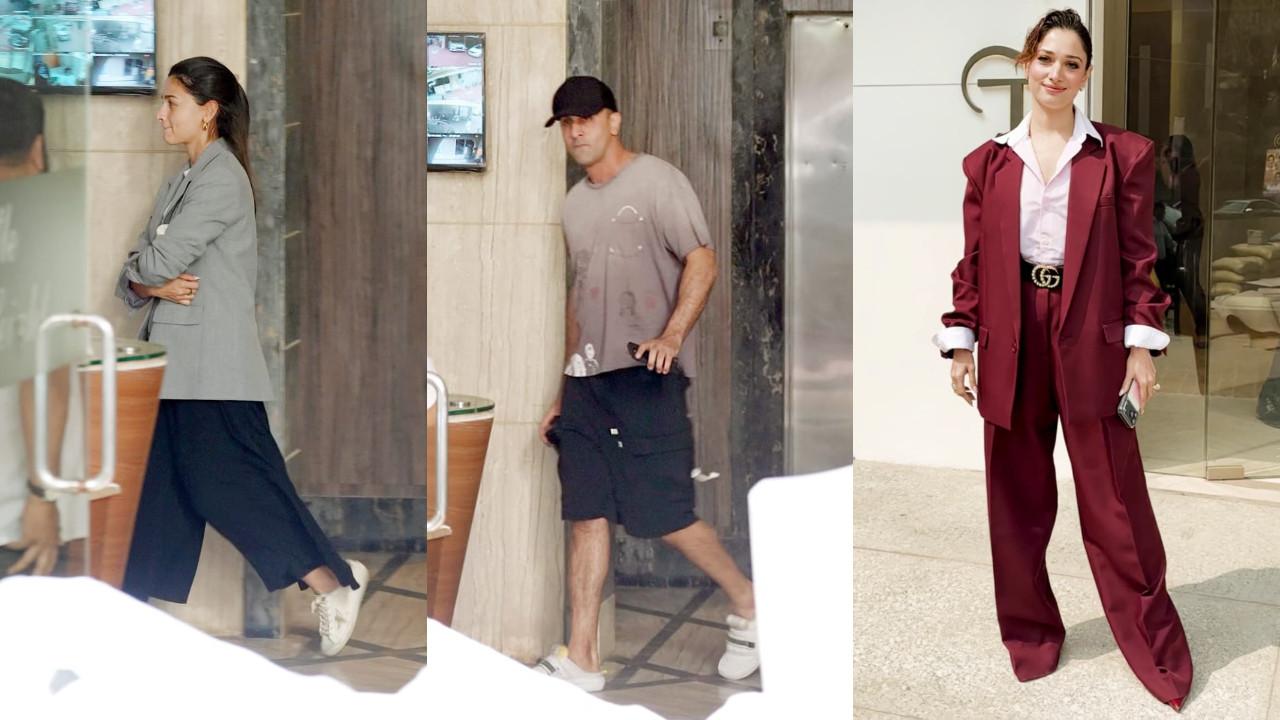 Spotted in the city: Alia Bhatt, Ranbir Kapoor, Tamannaah Bhatia and more