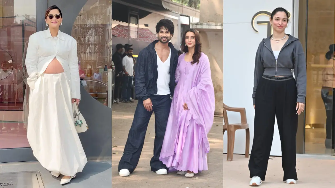 Spotted in the city: Sonam Kapoor, Shahid Kapoor, Triptii Dimrii and more