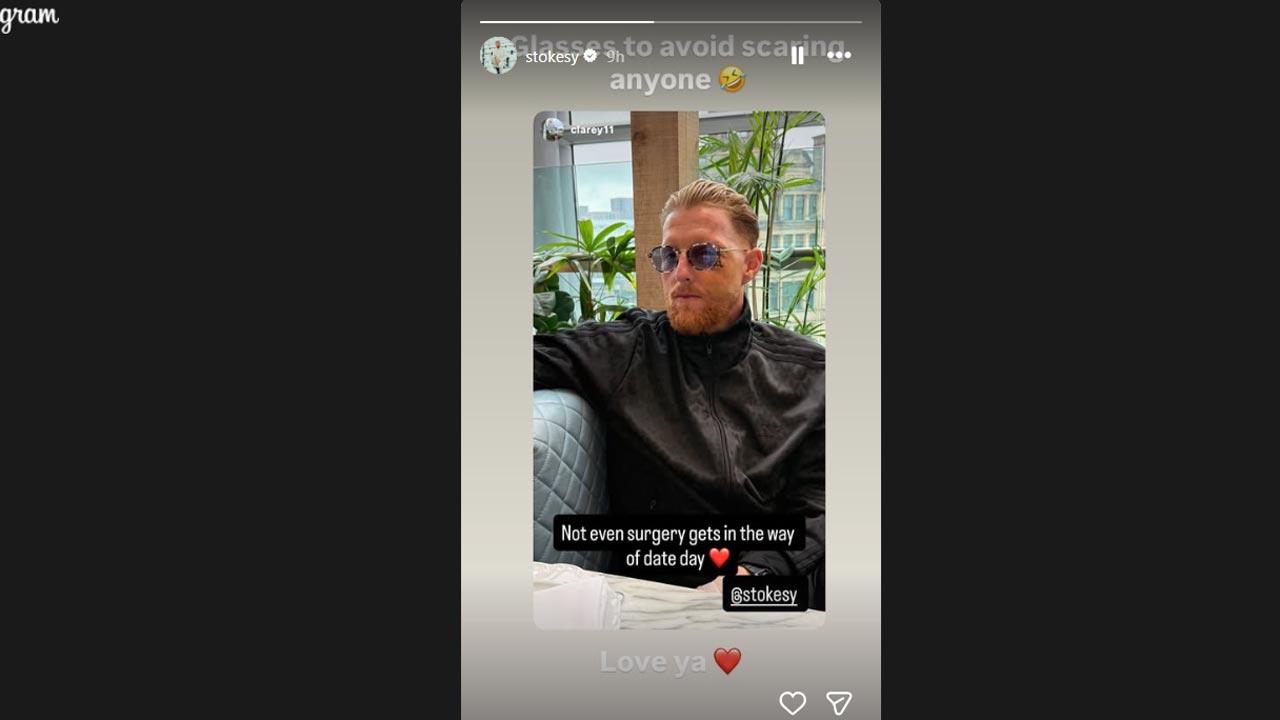 Picture Courtesy/Ben Stokes`s Instagram account