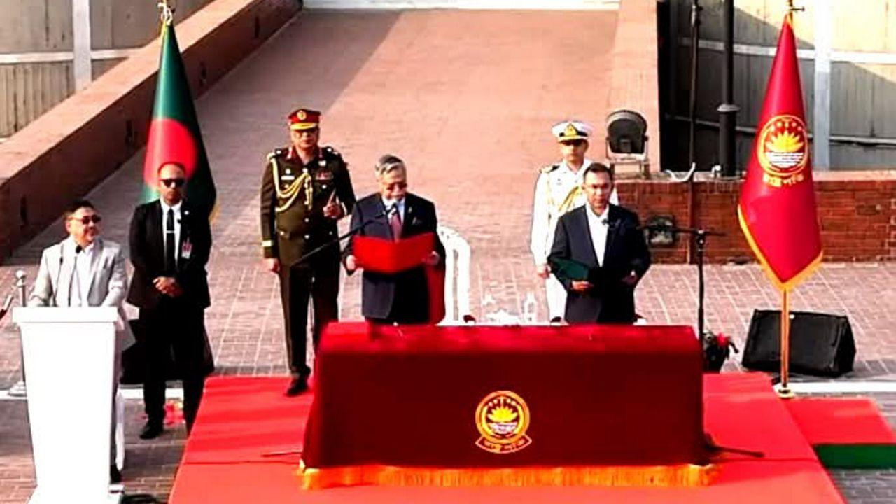 After the swearing-in, Rahman signed the oath of office and secrecy. He will serve as Prime Minister for the next five years