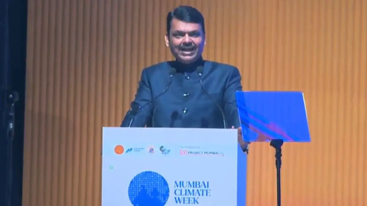 CM Fadnavis inaugurates Mumbai Climate Week at Jio World Convention Centre