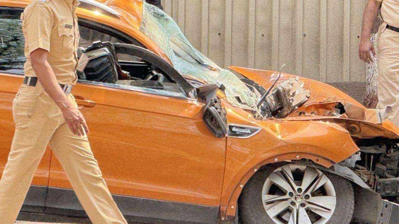 Metro pillar collapses in Mulund West, 4 injured after debris hits commuters