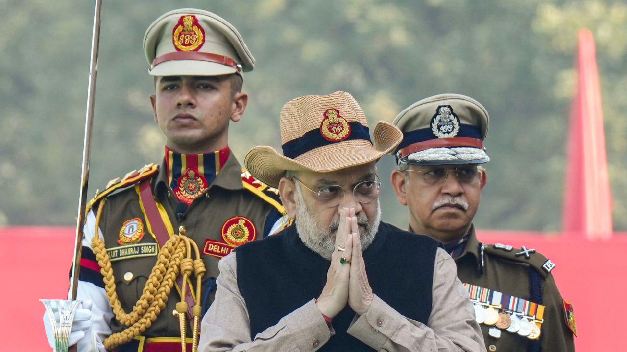 Amit Shah lays e-foundation stone for Delhi Police Special Cell HQ