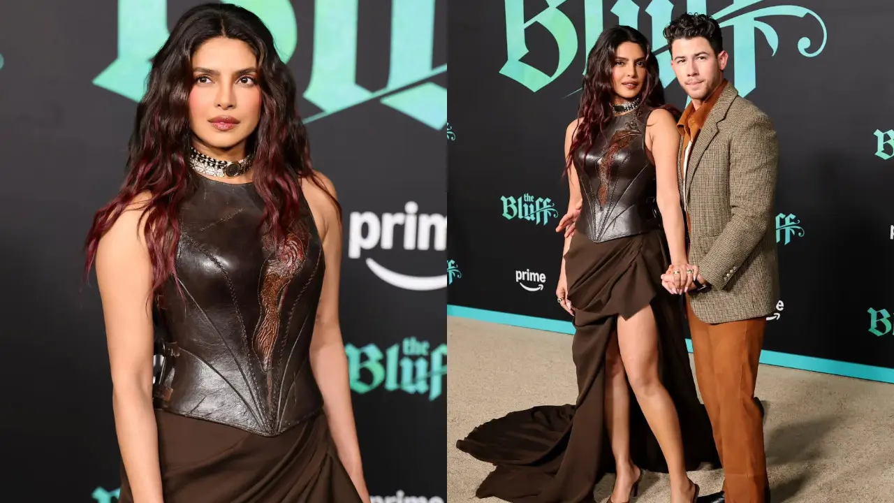 In Pics! Priyanka Chopra and Nick Jonas make heads turn at The Bluff premiere