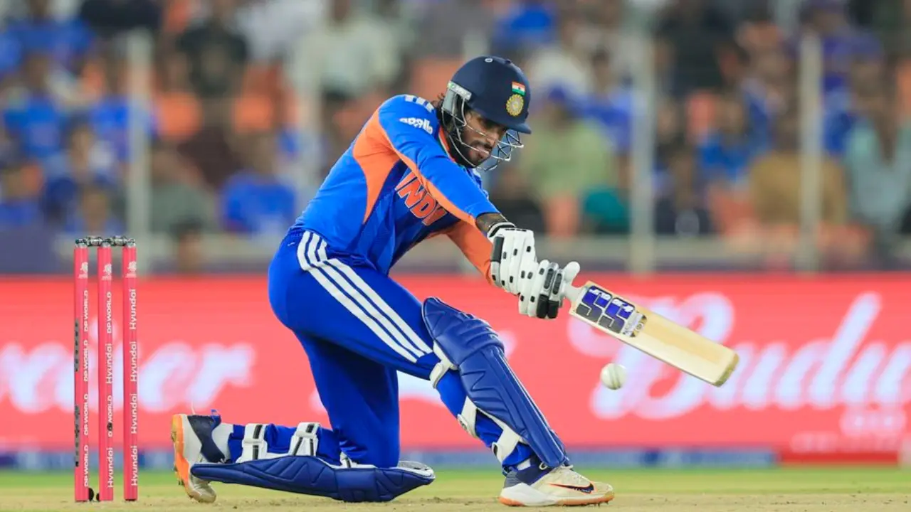 Tilak Varma accumulated 31 runs off 27 deliveries, with the help of three boundaries and a maximum (Pic: X/@BCCI)