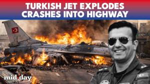 Turkey plane tragedy: Fighter jet plunges into highway, major killed