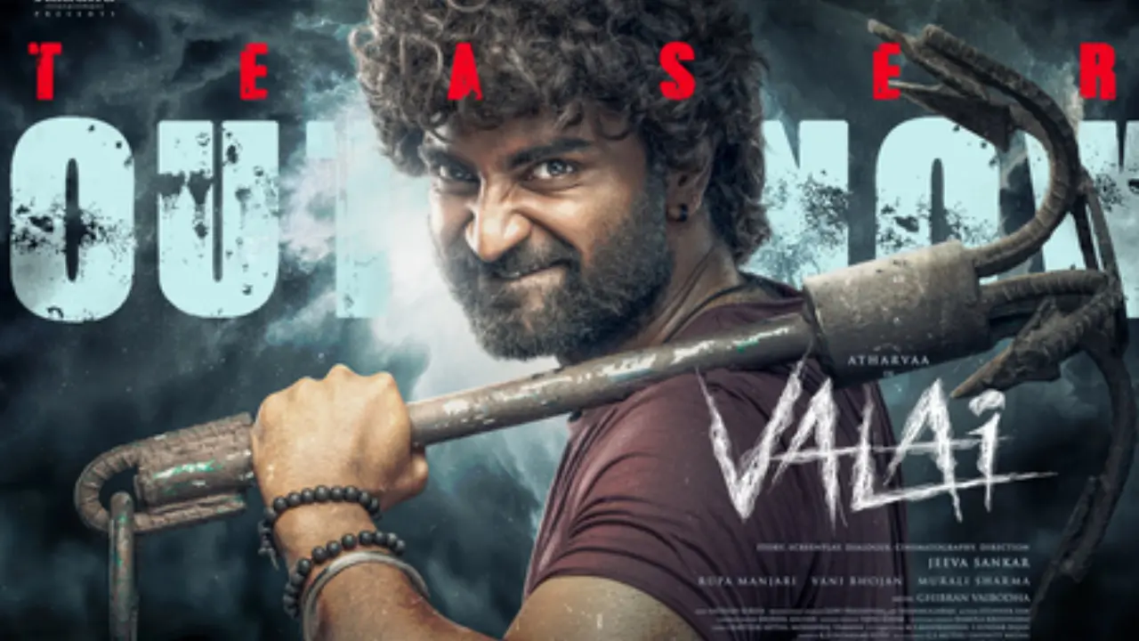 Atharvaa Murali's film with Jeeva Sankar titled Valai, teaser out