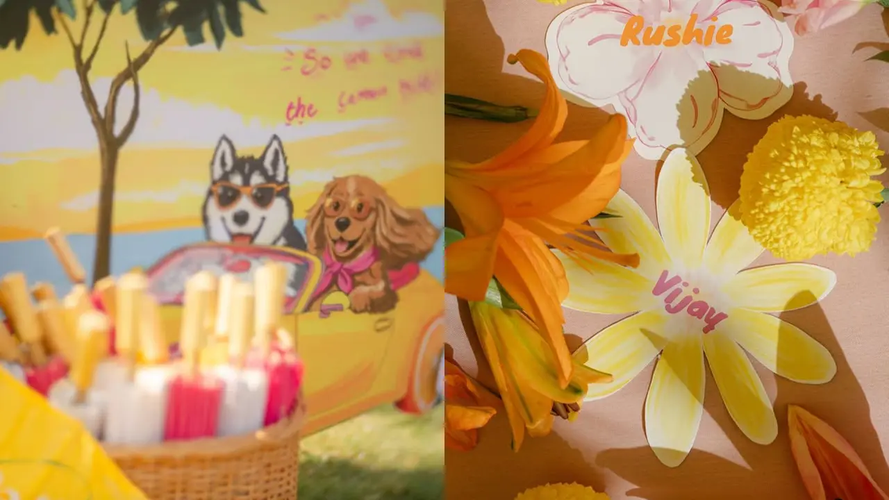 Vijay Deverakonda and Rashmika Mandanna wedding: Inside their holi-styled haldi