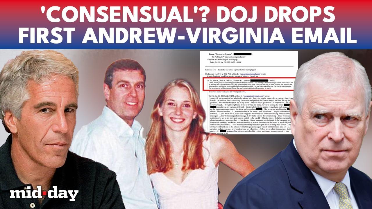 Epstein Email Reveals ‘Consensual’ Claim About Prince Andrew–Giuffre Encounter