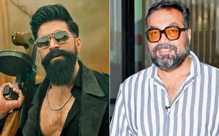 Yash in the teaser of ‘Toxic’; (right) Anurag Kashyap