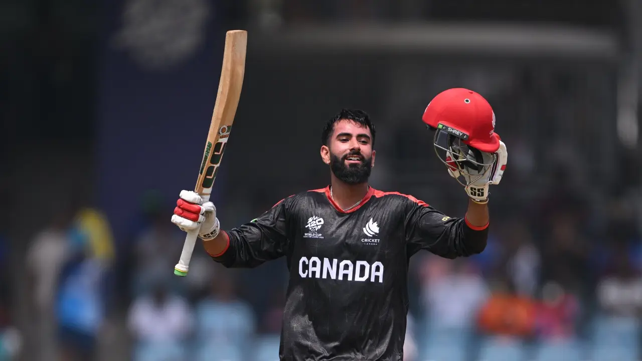 His knock of 110 runs is also the highest individual score by an Associate nation player in the T20 World Cups. He surpassed Aaron James of the USA, who had made 94 not out against Canada in the previous edition (Pic: X/@ICC)