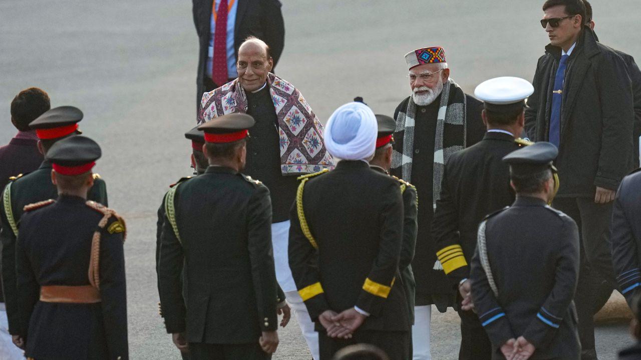 Prime Minister Narendra Modi on Thursday shared glimpses from the spectacular Beating Retreat ceremony which saw memorable performances by bands of the three services as also Central Armed Police Forces 