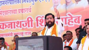 IN PHOTOS: Eknath Shinde campaign in Amravati ahead of Maharashtra civic polls