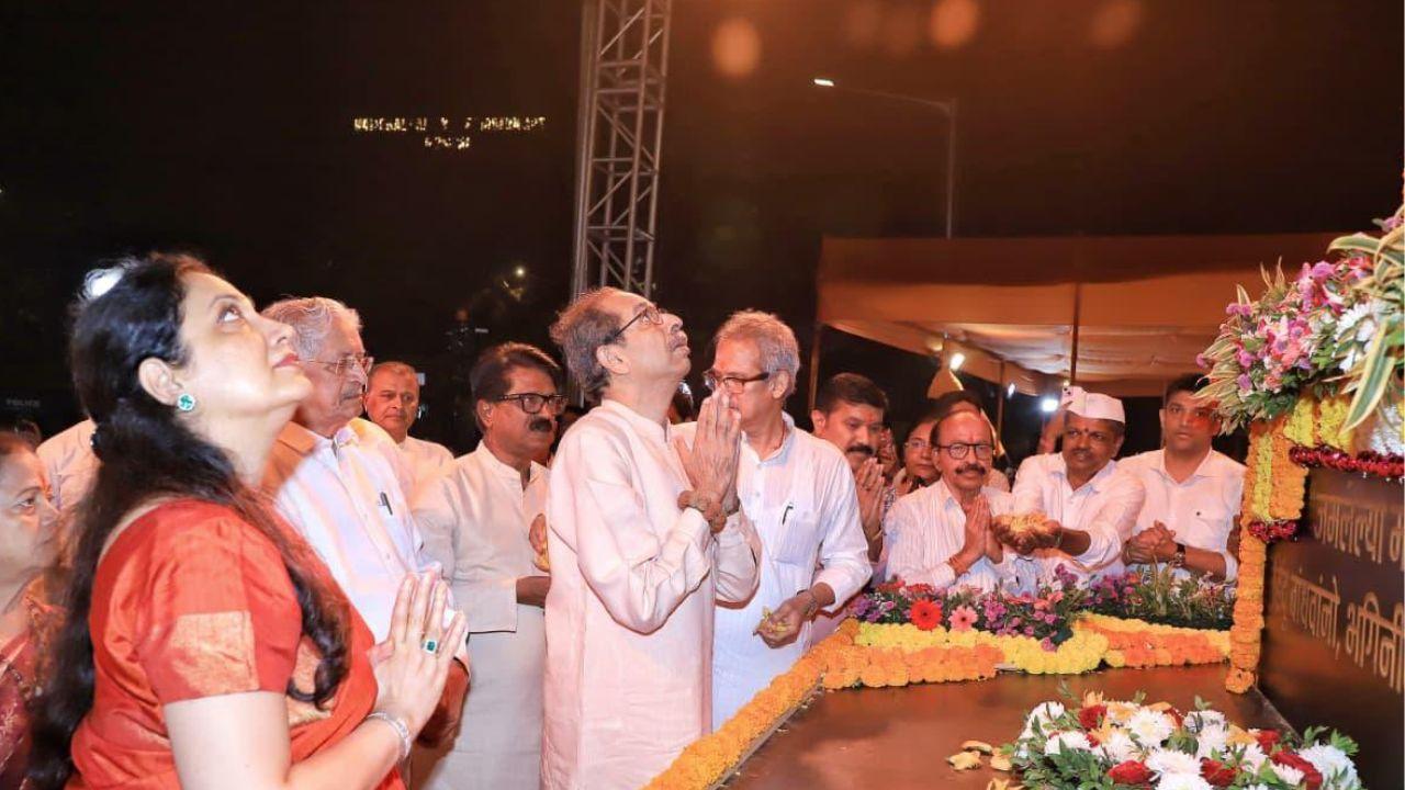 The Thackeray family paid tribute to a powerful and towering icon of Maharashtra whose vision continues to guide the party