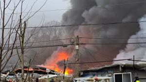IN PHOTOS: Fire breaks out in Seoul's last-remaining shanty town