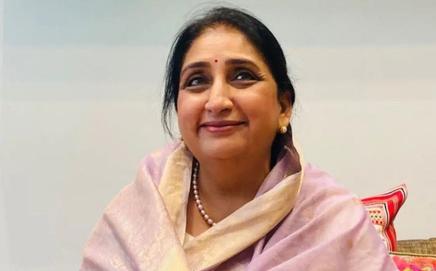 NCP chief Ajit Pawar's wife Sunetra Pawar. File pic