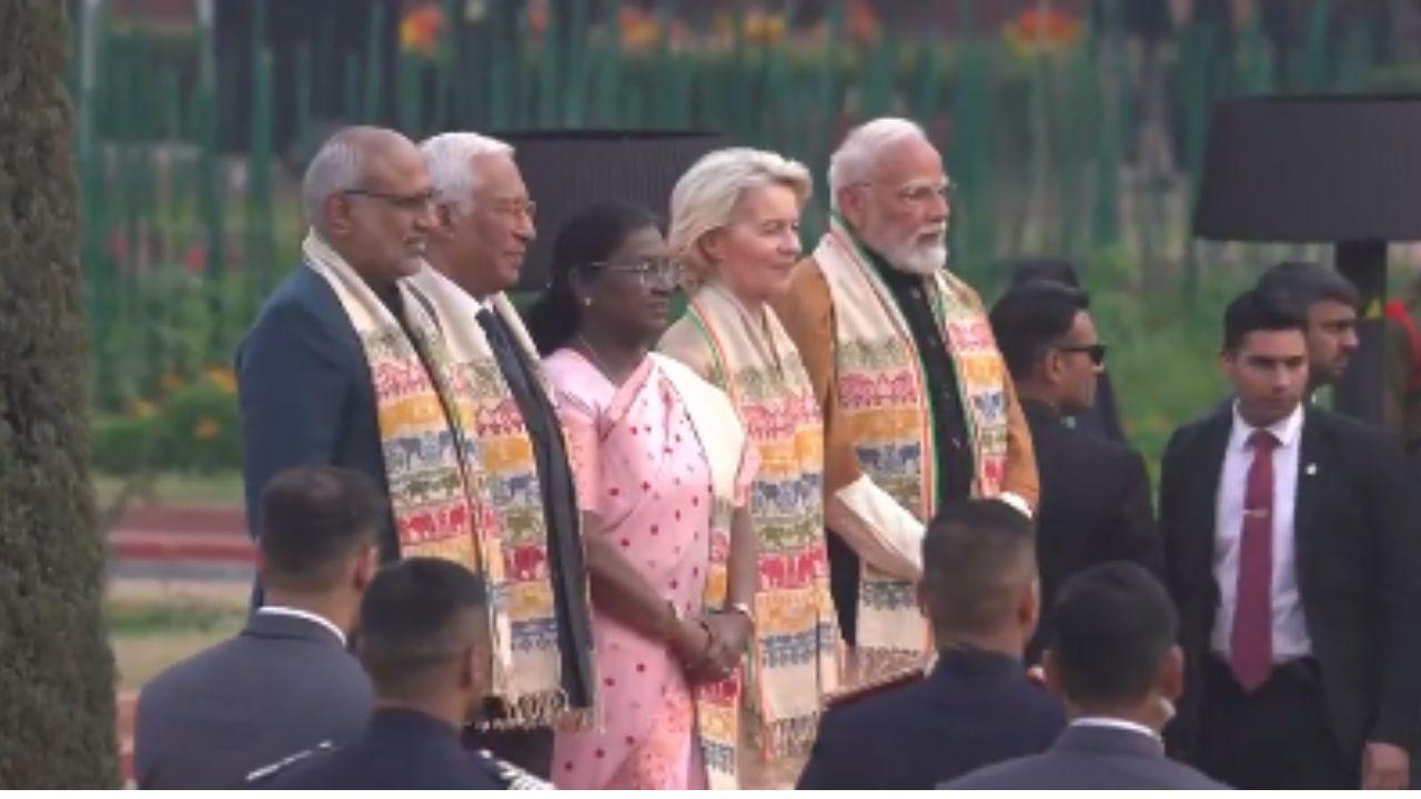 EU Commission President Ursula von der Leyen thanks President Murmu