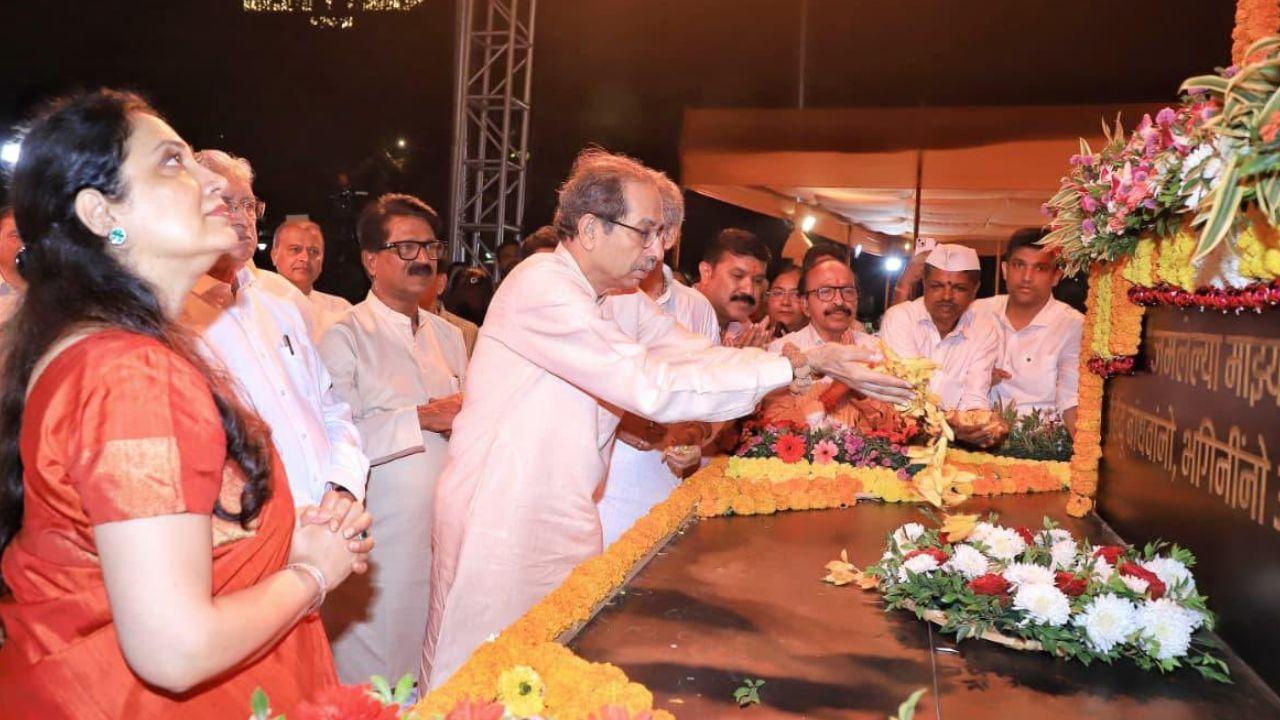 Shiv Sena (UBT) chief while paying tribute to his late father, Bal Thackeray, expressed respect, devotion, and gratitude towards the man who reshaped Maharashtra politics