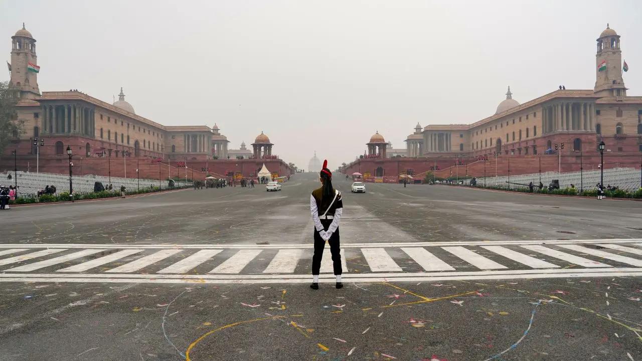 <p>Kartavya Path stretches remained closed for vehicular movement during rehearsal hours on Tuesday</p>