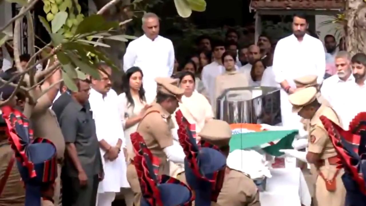 Full state honours accorded to late Ajit Pawar ahead of funeral in Baramati