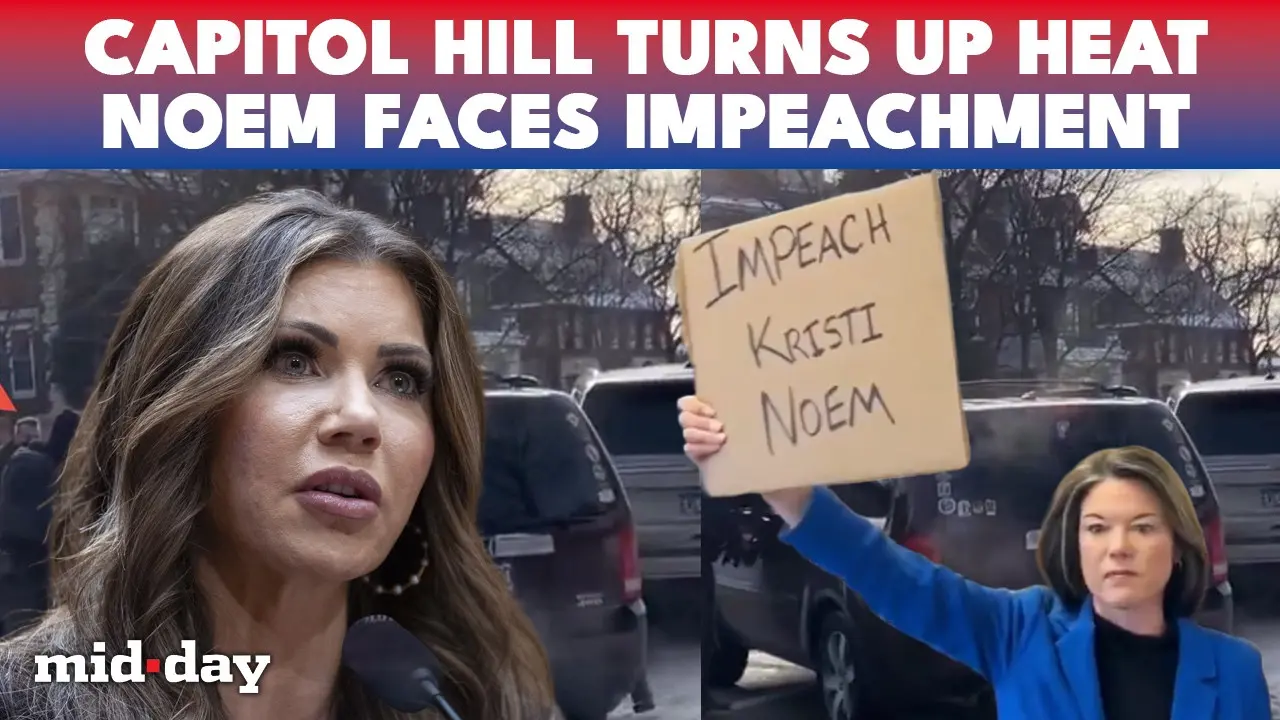 Kristi Noem Confronts IMPEACHMENT Push After Fatal Minneapolis Ice Shooting