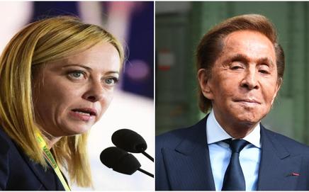 The Italian PM took to social media to express her sadness over the loss of the Italian designer. Photo Courtesy: File pic