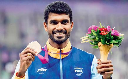 Jinson  Johnson at the 2022 Asian Games. Pic/Getty Images